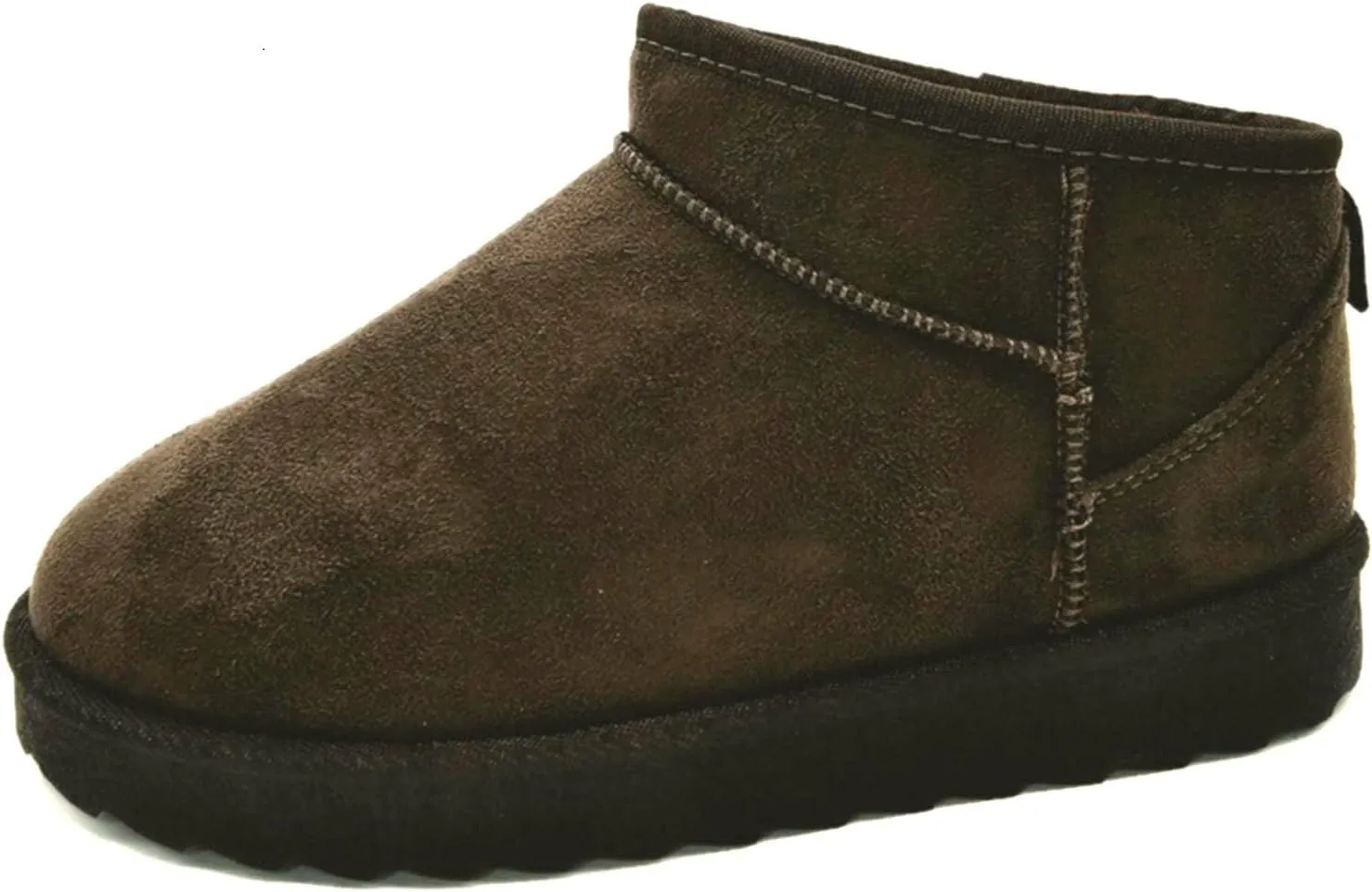TruFox Womens Mini Boots Classic Faux Fur Lined Slip On Ankle Booties
