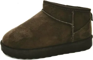 TruFox Womens Mini Boots Classic Faux Fur Lined Slip On Ankle Booties