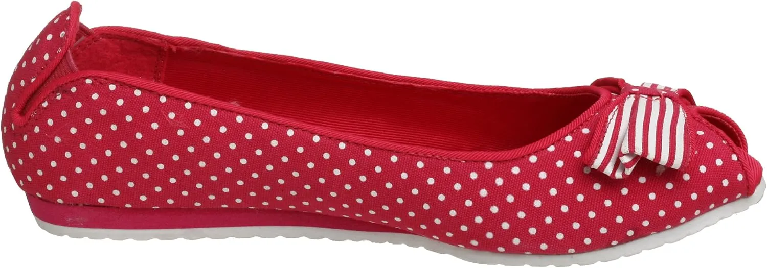 UNIONBAY Little Kid/Big Kid Queenie-dot-g Peep Toe Flat