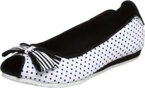 UNIONBAY Little Kid/Big Kid Queenie-dot-g Peep Toe Flat