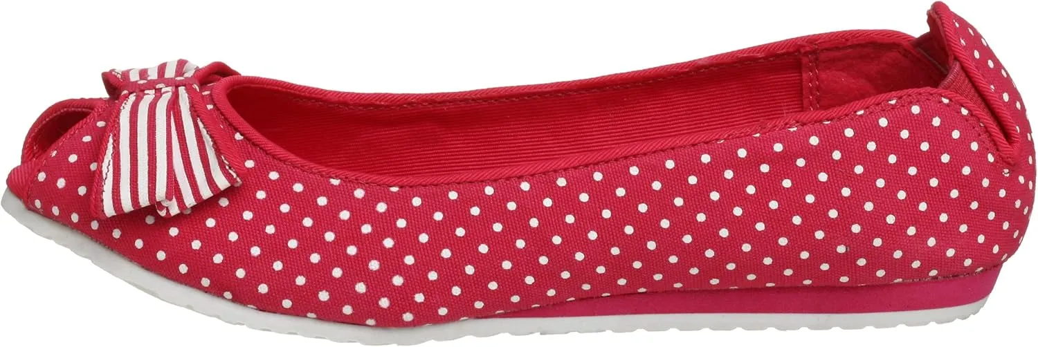 UNIONBAY Little Kid/Big Kid Queenie-dot-g Peep Toe Flat