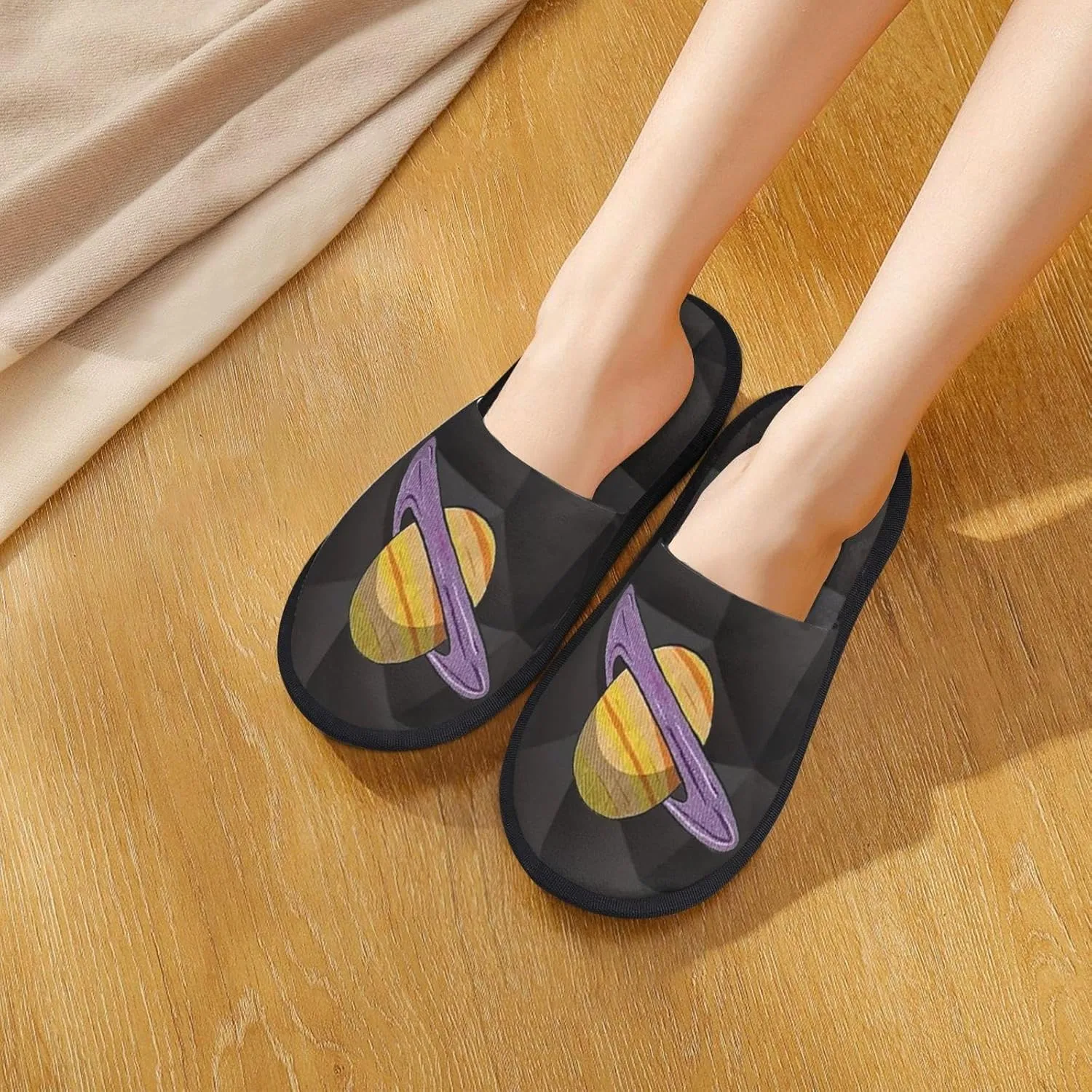 Unisex Furry Slippers House Shoes Fuzzy Slides for Mens Womens Bedroom Casual Closed Toe Slipper