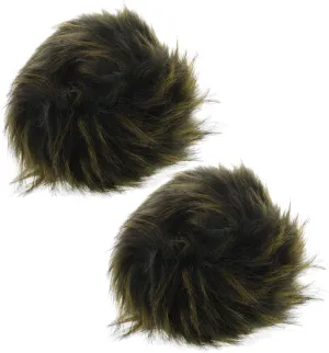 Versatile Faux Fur Wrist Cuffs Women's Fuzzy Arm Warmers Stylish Fleece Wrist Warmer Elegant Winter Accessory