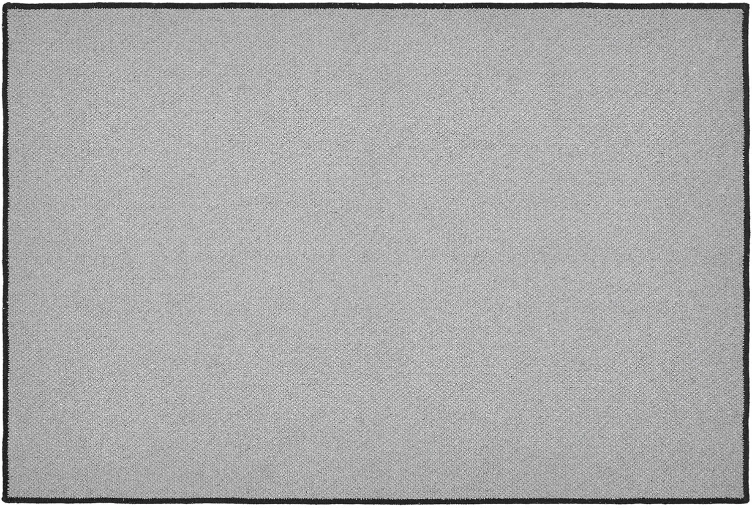 VHC Brands Black Check Indoor Rug Rect 24x36, Polyester Area Rug, Accent Rug, Floor Decor, Black Check Collection, Rectangle 24x36, Country Black