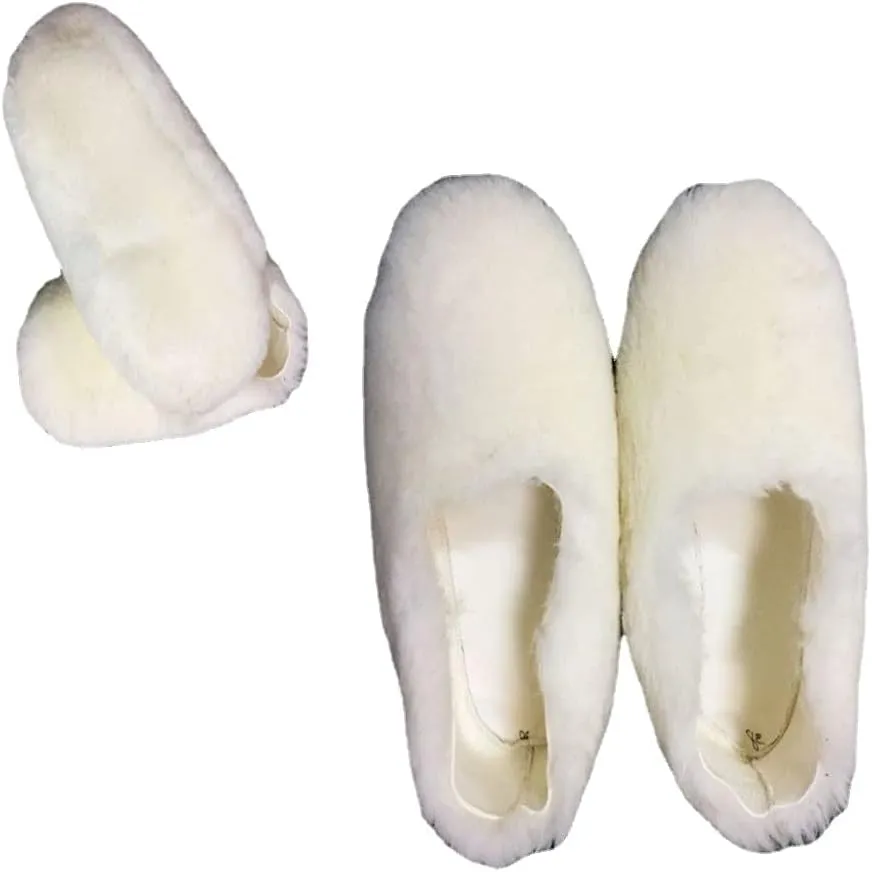 Warm Socks for Farm Boots 100% Natural Sheepskin Cosy Fur House Socks House Slippers