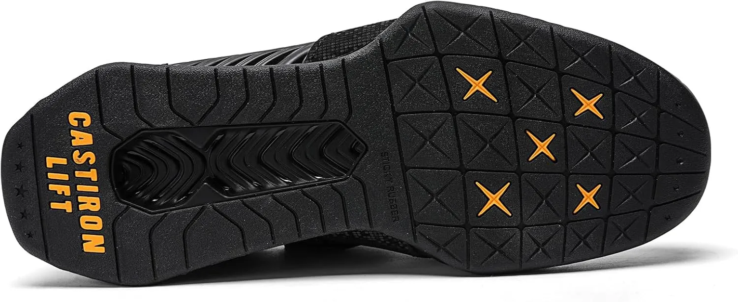 Weightlifting Shoes,Squat Shoes for Men & Women - Non-Slip Rubber Sole, Stability for Powerlifting, Cross-Training, Gym Workouts
