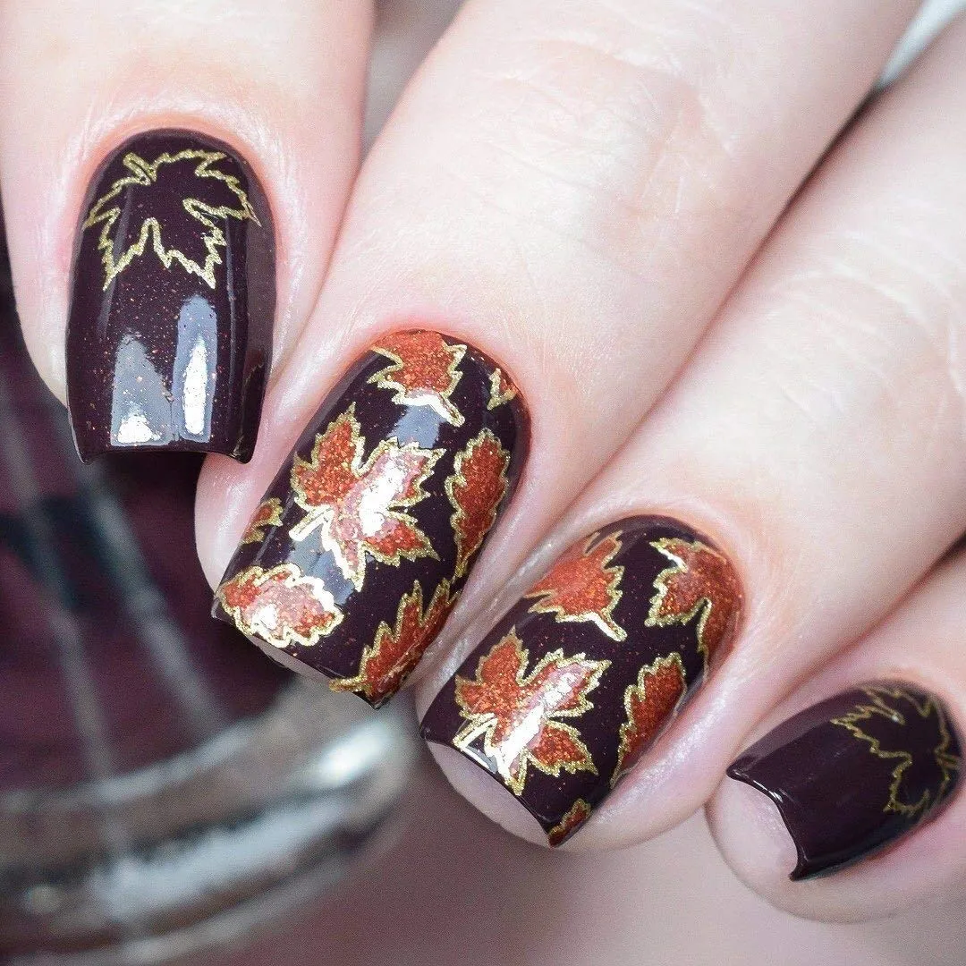 Whats Up Nails - 2 Metallic Stamping Polishes (Gold, Silver) Lacquer for Stamped Nail Art Design 7 Free Cruelty Free Vegan