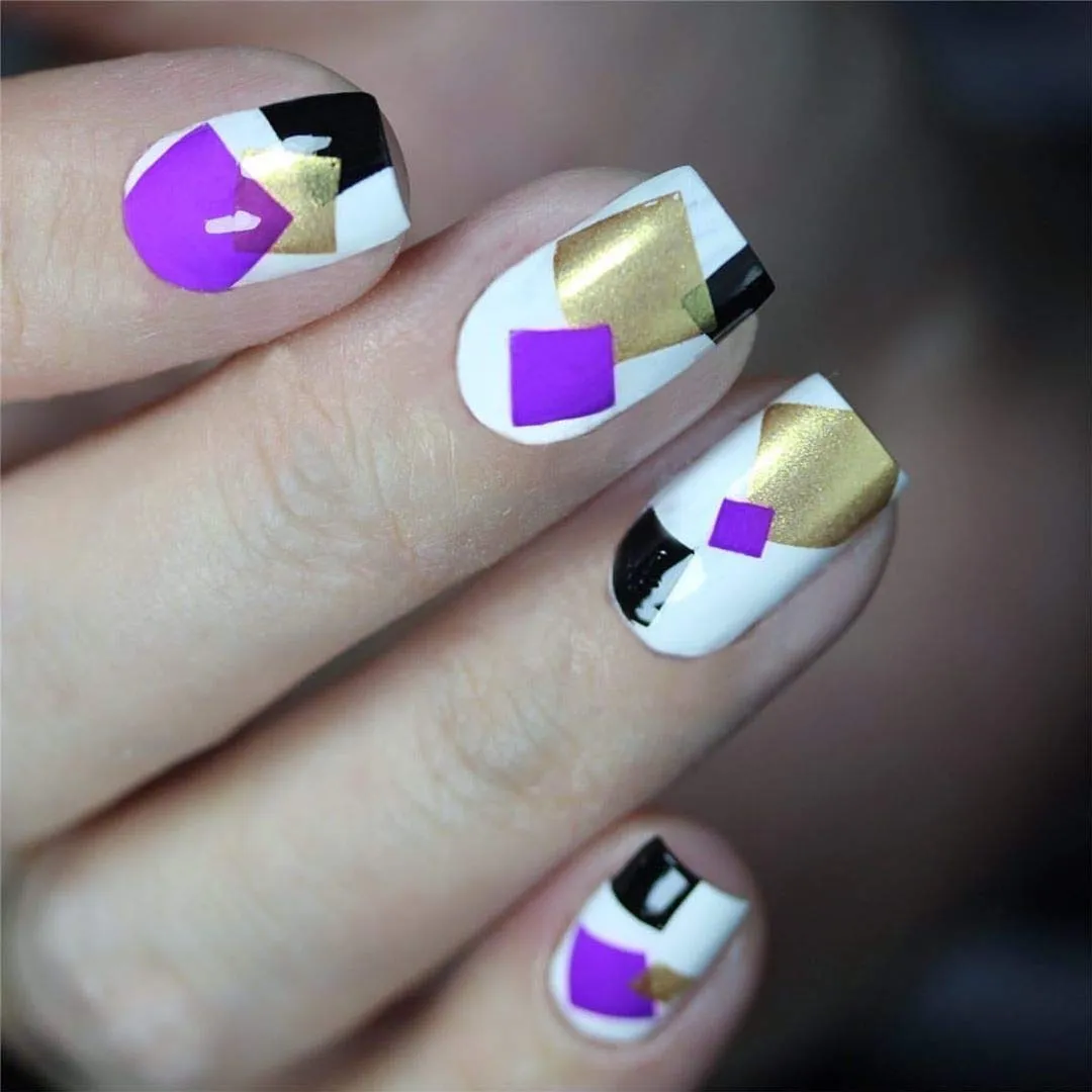 Whats Up Nails - 2 Metallic Stamping Polishes (Gold, Silver) Lacquer for Stamped Nail Art Design 7 Free Cruelty Free Vegan