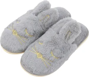 Women Bunny Animal Slippers Cute Soft House Shoes Cozy Memory Foam Bedroom Slippers Rabbit Christmas Gifts Indoor Outdoor