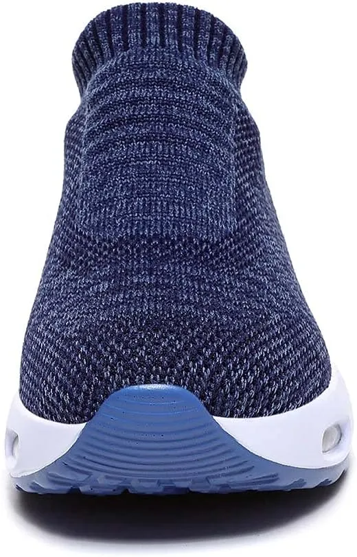 Women Knitted Upper Air Cushion Sole Lightweight Slip-On Sock Sneakers Casual Walking Shoes Doctor and Nurse Work Shoes