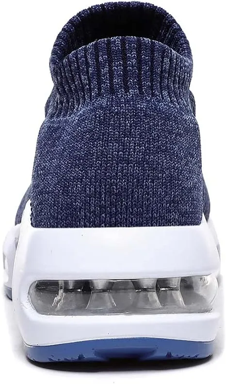Women Knitted Upper Air Cushion Sole Lightweight Slip-On Sock Sneakers Casual Walking Shoes Doctor and Nurse Work Shoes