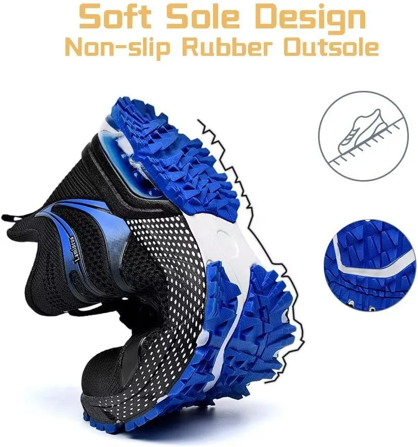 Womens Air Running Shoes Non Slip Tennis Walking Shoes Women Mesh Cushion Sneakers for Gym Workout Sports
