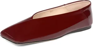 Women's Ballet Flats Closed Square Toe Slip On Flats Comfortable Dressy Casual Work Office Shoes