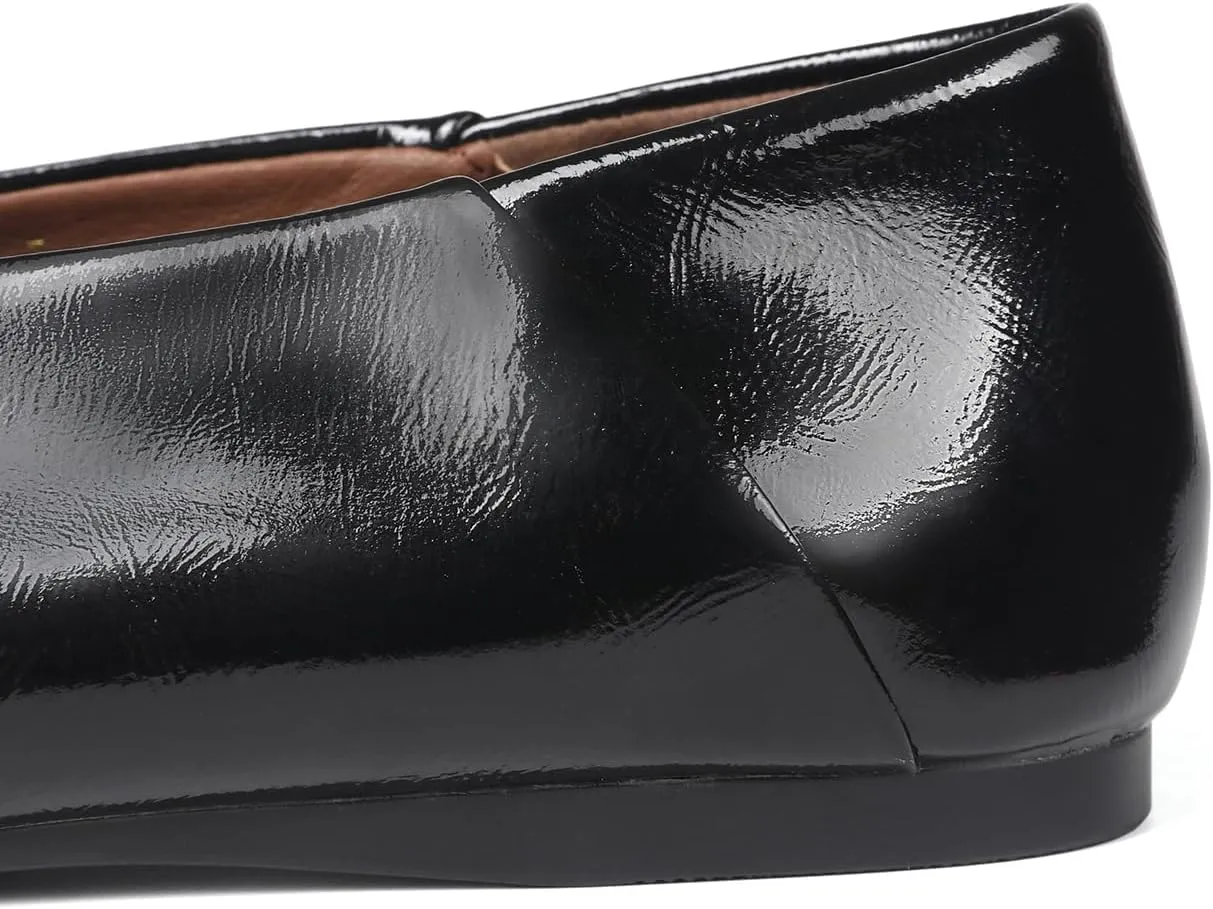 Women's Ballet Flats Closed Square Toe Slip On Flats Comfortable Dressy Casual Work Office Shoes