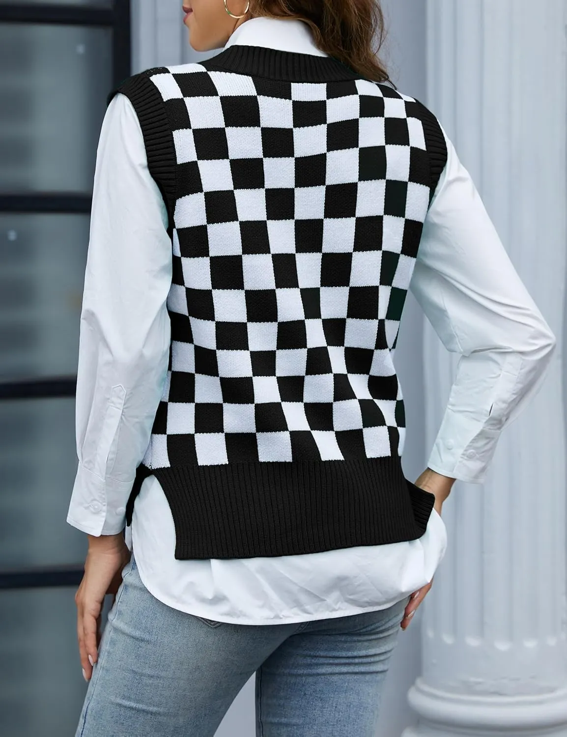 Women's Christmas Sweater Vest - Valentines, Mothers & St. Patrick's Day Outfits for Mom