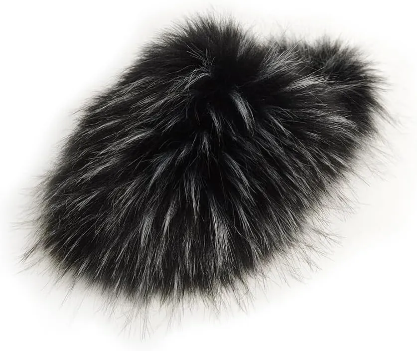 Womens Fluffy Faux Fur Slides Furry Soft Plush House Slippers Shoes Indoor Outdoor Slip On Slipper