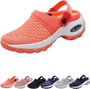 Women's Orthopedic Clogs with Air Cushion Support to Reduce Back and Knee Pressure, Walking Shoes Slippers Sandals