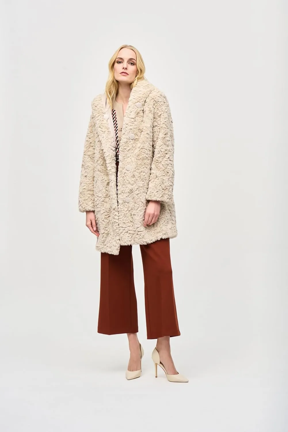 Women's Reversible Faux Fur Coat