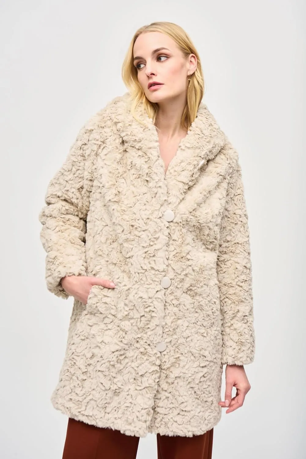 Women's Reversible Faux Fur Coat