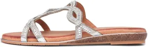 Womens/Ladies Gabriela Sandals (6) (Silver)
