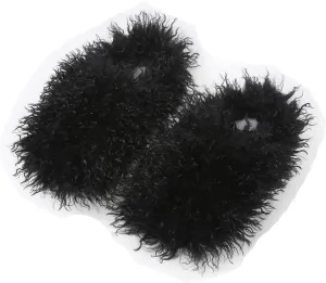 YESBOR Women's Men's Faux Fur House Slippers Fuzzy Fluffy Winter Warm Indoor Flat Slippers