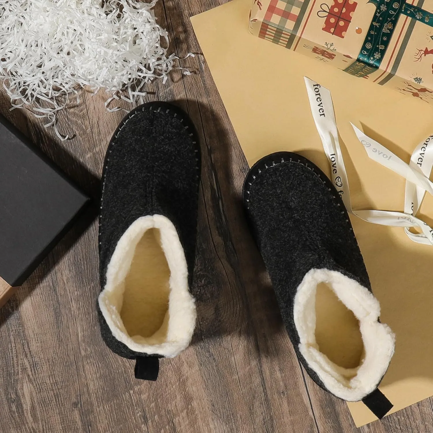 Zizor Women's Moccasin Bootie Slippers with Cosy Memory Foam, Ladies' Toasty Slip on House Shoes with Hard Outdoor Indoor Rubber Sole